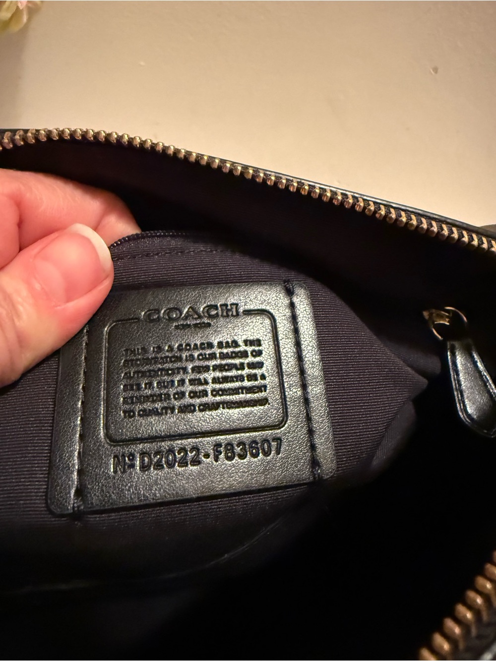 COACH Authentic Rowan Satchel F83607 Like New - Picture 10 of 12
